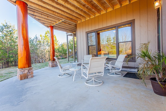 view of patio