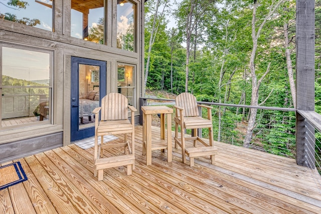 view of deck