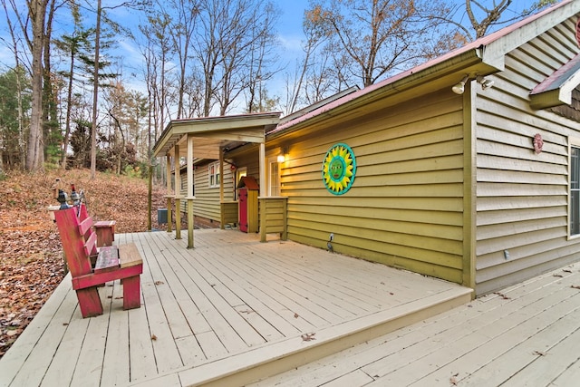 101 Harper Vly, Ellijay, GA 30540 - wooden terrace featuring cooling unit
