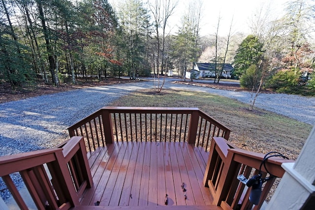 view of deck