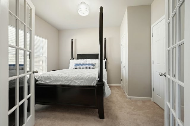 6665 Flagstone Ct, Cumming, GA 30028 - carpeted bedroom with french doors