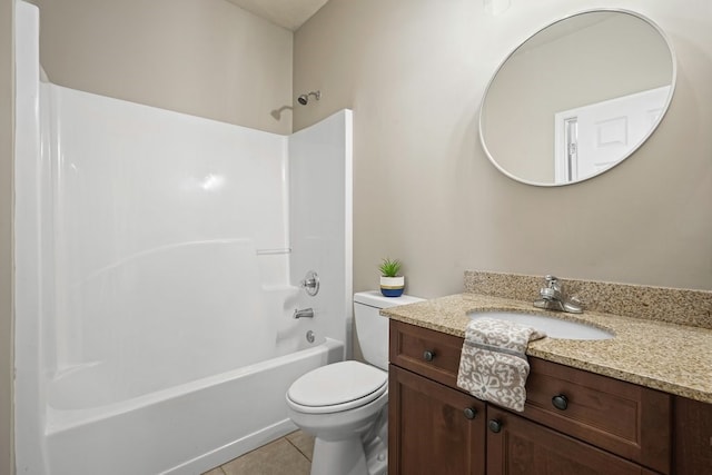 6665 Flagstone Ct, Cumming, GA 30028 - full bath with vanity, bathing tub / shower combination, and tile patterned flooring
