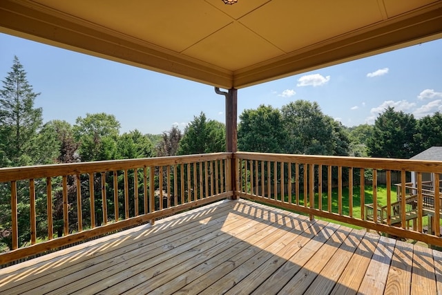6665 Flagstone Ct, Cumming, GA 30028 - view of wooden deck