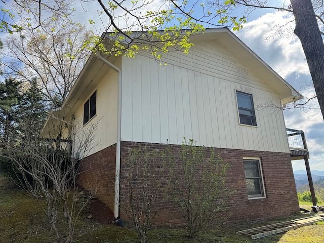 558 Old Dyer Rd, Hayesville, NC 28904 - view of side of home featuring brick siding