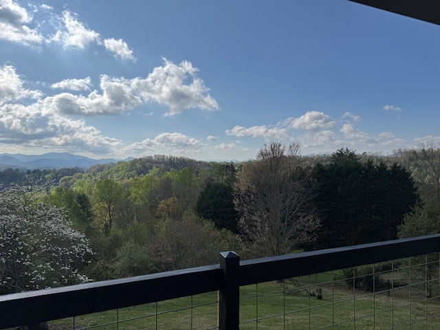 558 Old Dyer Rd, Hayesville, NC 28904 - view of mountain feature with a wooded view