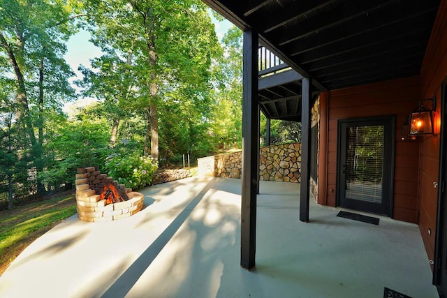 162 Grayson Pt, Blue Ridge, GA 30513 - view of patio