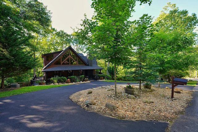 162 Grayson Pt, Blue Ridge, GA 30513 - view of front of property with a porch