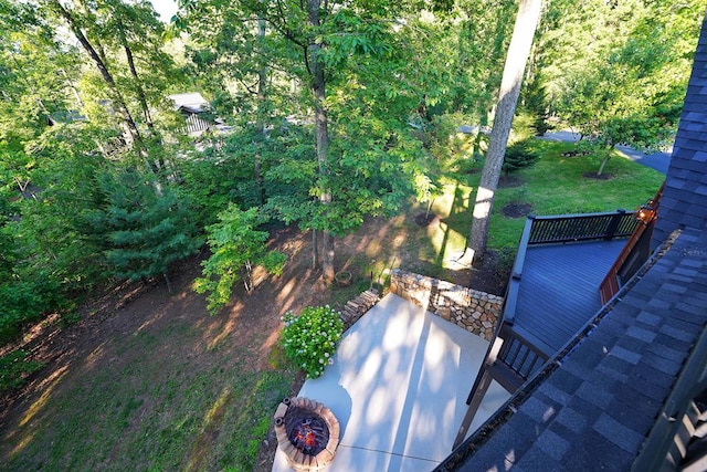 162 Grayson Pt, Blue Ridge, GA 30513 - gate with a wooden deck