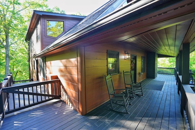162 Grayson Pt, Blue Ridge, GA 30513 - view of deck
