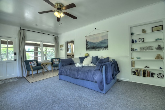 102 Riverview St, Copperhill, TN 37317 - living area featuring carpet floors and a ceiling fan