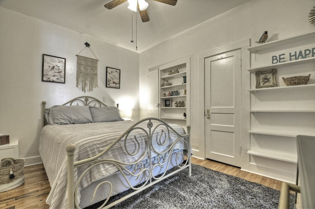 102 Riverview St, Copperhill, TN 37317 - bedroom with ceiling fan and wood finished floors