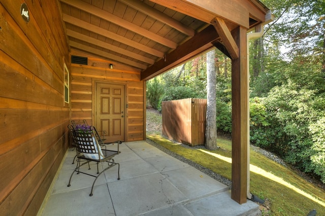 view of patio