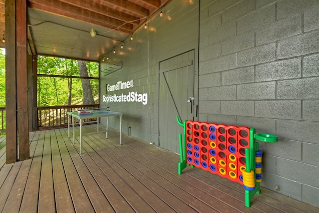 100 Smith Hill Rd, Cherry Log, GA 30522 - view of wooden deck