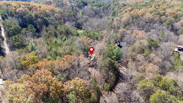 327 Dancing Trees Trl, Morganton, GA 30560 - aerial overview of property's location featuring a heavily wooded area