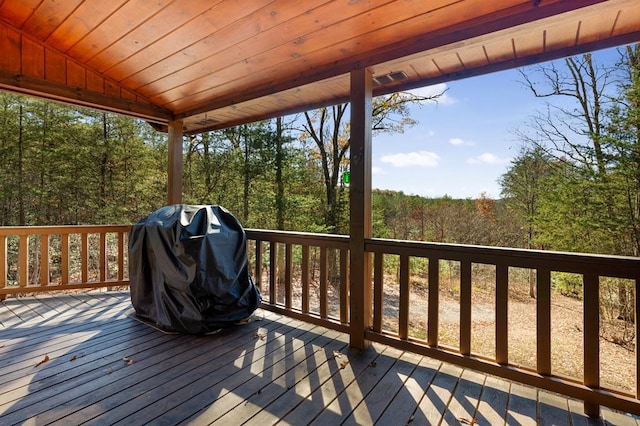 327 Dancing Trees Trl, Morganton, GA 30560 - deck featuring area for grilling