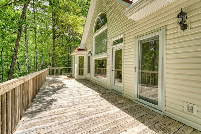 view of deck