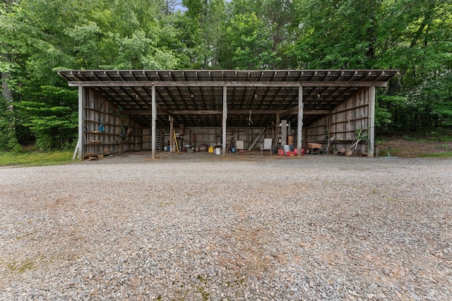 102 Cross Creek Ln, Warne, NC 28909 - view of pole building featuring a detached carport