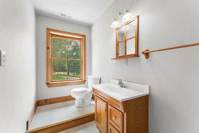 102 Cross Creek Ln, Warne, NC 28909 - half bathroom featuring vanity and toilet