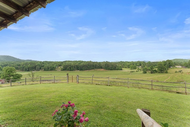 102 Cross Creek Ln, Warne, NC 28909 - fenced backyard with a rural view