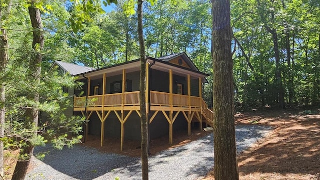 view of rear view of house