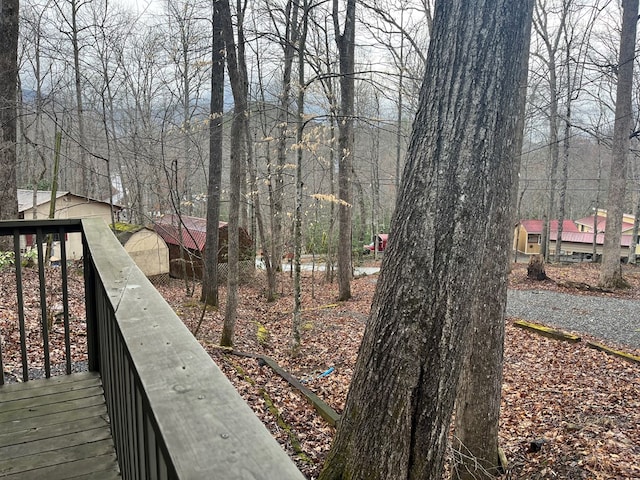 142 Gander Gap Rd, Hiawassee, GA 30546 - view of wooden deck