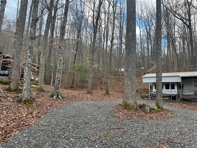 142 Gander Gap Rd, Hiawassee, GA 30546 - view of yard with covered porch