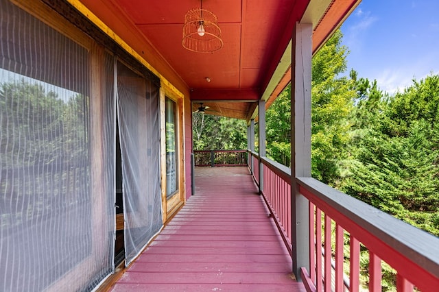 exterior space with covered porch