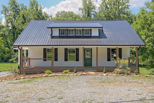 view of front of house with a porch