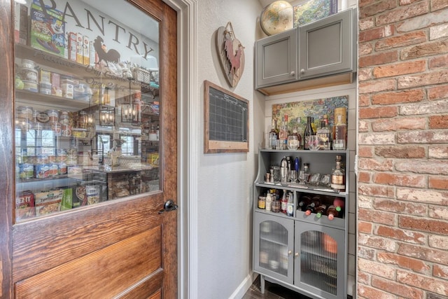 view of pantry