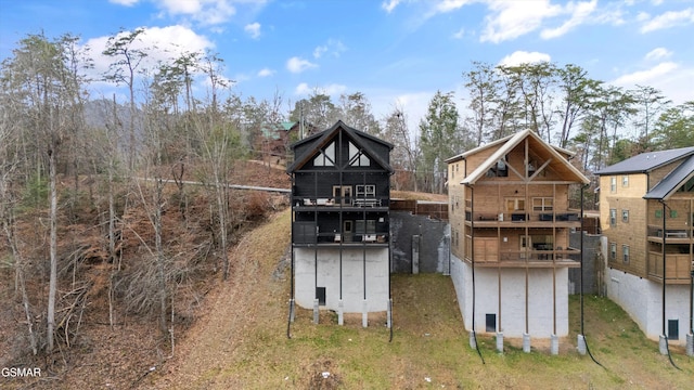 view of rear view of house