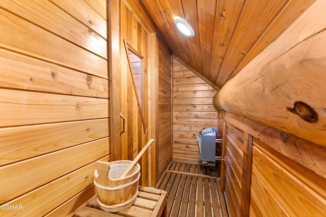 view of sauna / steam room