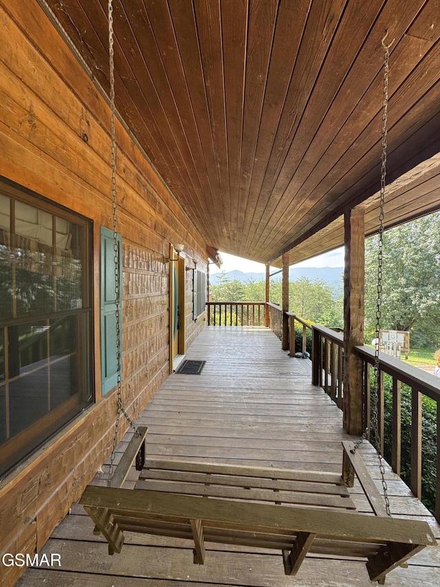 2452 Skyview Way, Dandridge, TN 37725 - view of deck