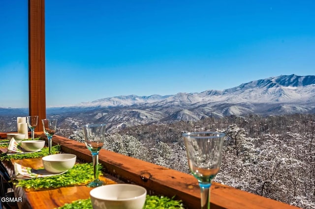1215 Ski View Dr, Gatlinburg, TN 37738 - view of mountain feature