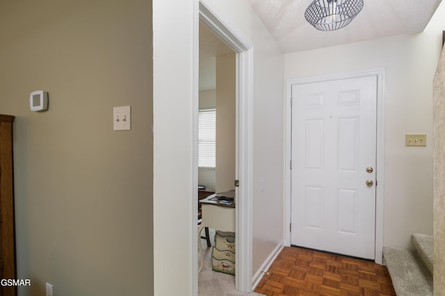 view of entrance foyer