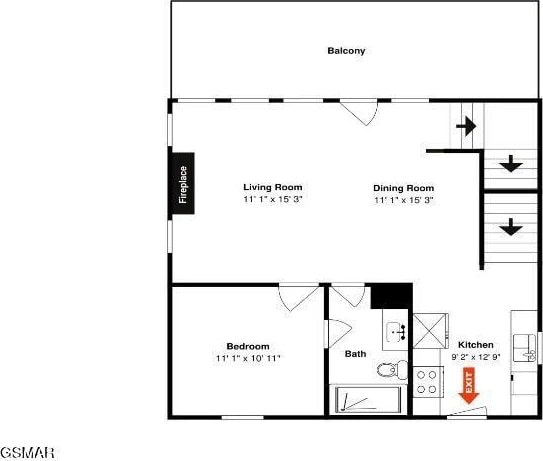 2434 Breezy Rd, Sevierville, TN 37876 - property floor plan