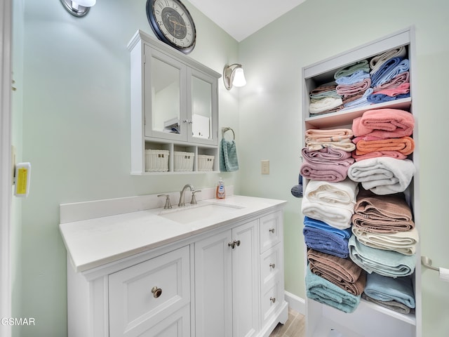 730 Deerfoot Dr, Gatlinburg, TN 37738 - bathroom featuring vanity and baseboards