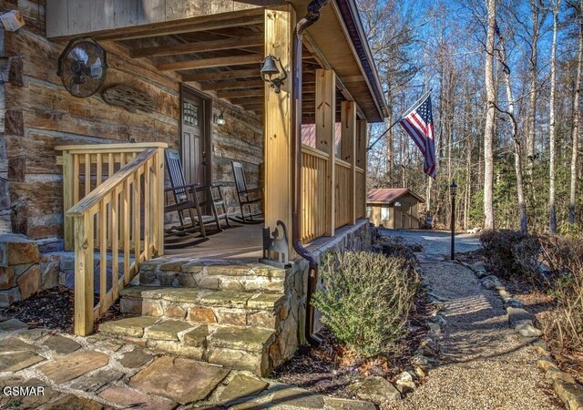 125 Cricket Hollow Way, Cosby, TN 37722 - view of exterior entry