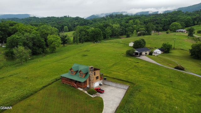 2597 Rutledge Pike, Blaine, TN 37709 - aerial view of sparsely populated area featuring a mountain backdrop