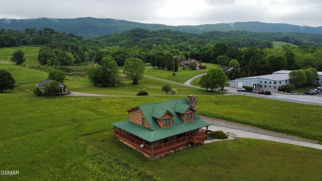 2597 Rutledge Pike, Blaine, TN 37709 - bird's eye view of a mountain backdrop and a heavily wooded area