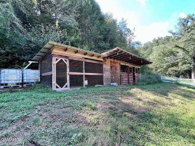 view of outbuilding