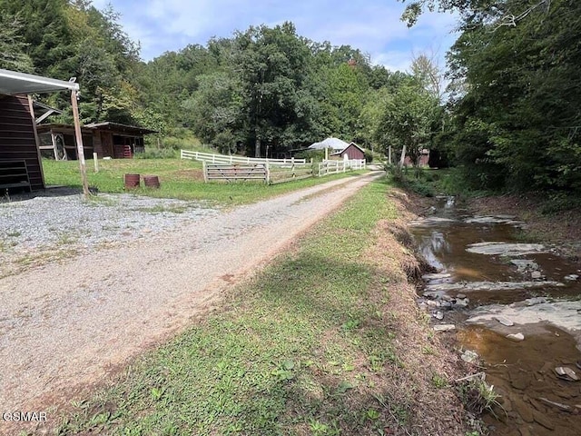 view of road