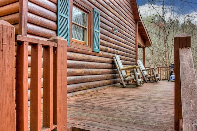 view of deck