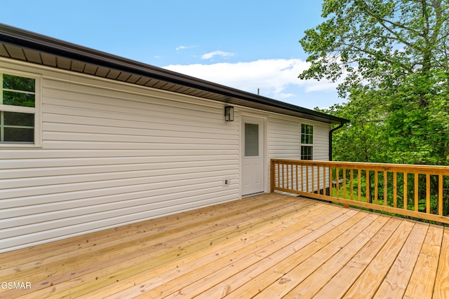 view of deck