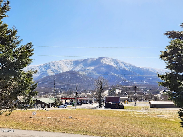 view of mountain feature