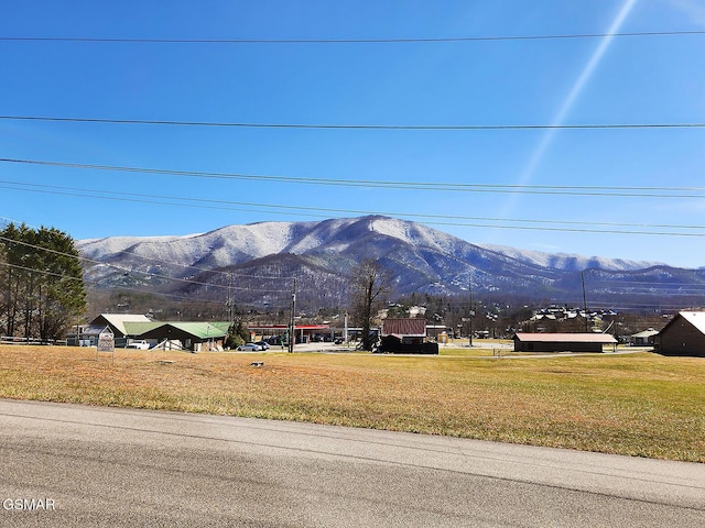 view of mountain feature