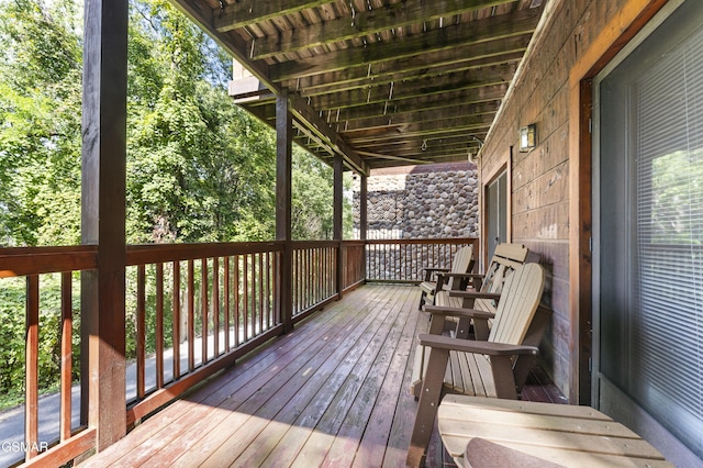 1251 Bear Cub Way, Gatlinburg, TN 37738 - view of wooden terrace