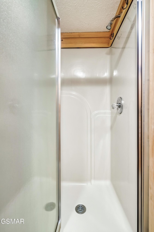 2904 Peregrine Way, Pigeon Forge, TN 37863 - full bath featuring a textured ceiling and a stall shower