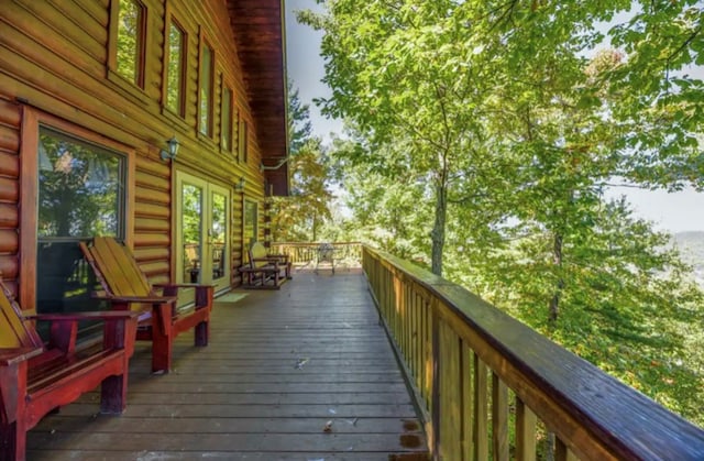 3831 Glenview Way, Sevierville, TN 37862 - view of wooden terrace