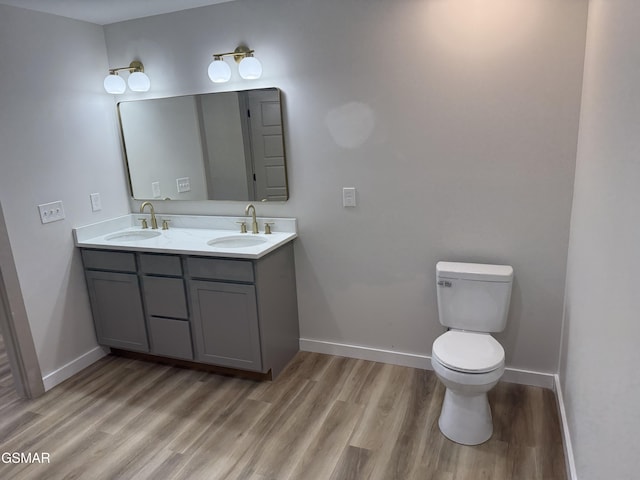 1607 Tranquility Ridge Rd, Newport, TN 37821 - bathroom with wood finished floors and double vanity