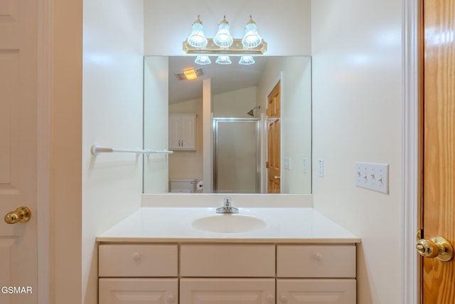 1110 Hide Away Ln, Kodak, TN 37764 - full bath featuring vanity and a shower stall